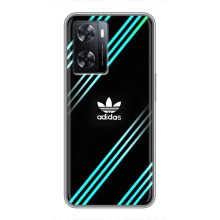 Чехлы Адидас для Oppo A77 (AlphaPrint) (Адидас с полосами)