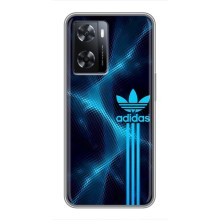 Чехлы Адидас для Oppo A77 (AlphaPrint) (Синий Адидас)