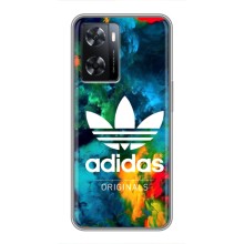 Чехлы Адидас для Oppo A77 (AlphaPrint) (Яркий Адидас)