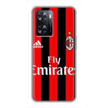 Чехлы для Oppo A77 (VPrint) - Футбольные клубы (Milan)