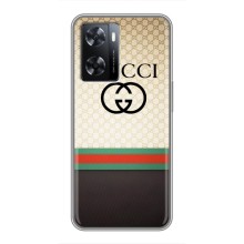Чехлы ГУЧЧИ для Оппо А77 (AlphaPrint) (GUCCI стиль)