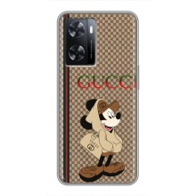 Чехлы ГУЧЧИ для Оппо А77 (AlphaPrint) (Mickey GUCCI)