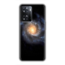 Чохли КОСМОС  на Oppo A77 – Чорна дира
