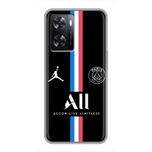 Чехлы PSG для Oppo A77 (AlphaPrint) (футболка ПСЖ)