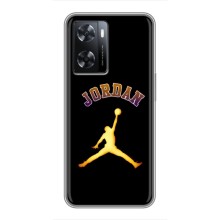 Чехлы для Oppo A77 - с картинкой JORDAN (AlphaPrint) (Jordan Gold)