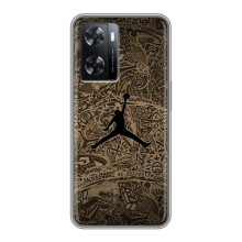 Чехлы для Oppo A77 - с картинкой JORDAN (AlphaPrint) (Logo Jordan)