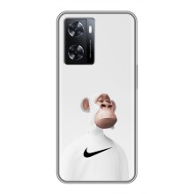 Чехлы с Обезьянами NFT для Oppo A77 (AlphaPrint) (обезьяна NFT Nike)