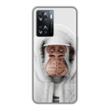 Чехлы с Обезьянами NFT для Oppo A77 (AlphaPrint) (обезьяна NFT в тату)