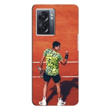 Чехлы с принтом Спортивная тематика для Oppo A77 – Алькарас Теннисист