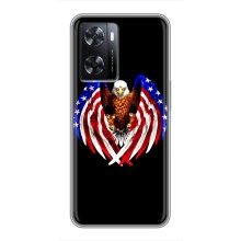 Чохол Прапор USA для Oppo A77 – Крила США