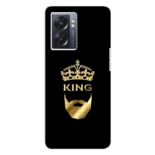 Чехол (Корона на чёрном фоне) для Оппо А77 – KING