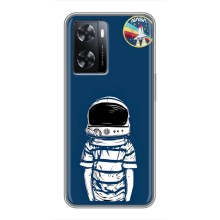 Чехол NASA для Oppo A77 (AlphaPrint) (Мальчик в шлеме)
