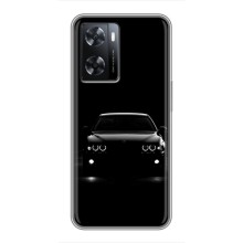 Чехол для Оппо А77 - с принтом БМВ (AlphaPrint) (Машина BMW)
