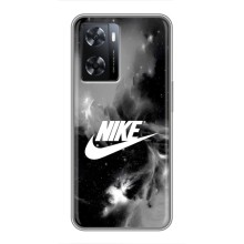 Чехол для Oppo A77 - с принтом Найк (AlphaPrint) (Лого Найк)