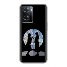 Чехлы Венсдей на Oppo A77 Уэнсдей (AlphaPrint) (комната Уэнздей)