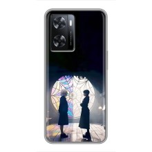 Чехлы Венсдей на Oppo A77 Уэнсдей (AlphaPrint) (Уэнздей и Инид)