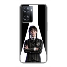 Чехлы Венсдей на Oppo A77 Уэнсдей (AlphaPrint) (W-Wednesday)