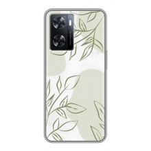 Чехол цветочный дизайн для Oppo A77