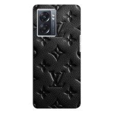 Текстурный Чехол Louis Vuitton для Оппо А77 – Черный ЛВ