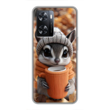 Друкований чохол 'Звірята з кавою' для Oppo A77