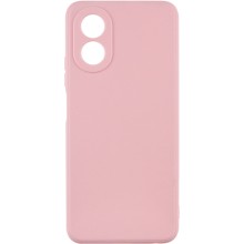 Силиконовый чехол Candy Full Camera для Oppo A78 4G (Розовый)