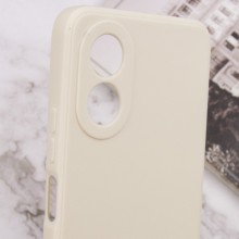 Силиконовый чехол Candy Full Camera для Oppo A78 4G – Бежевый