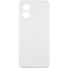 Силиконовый чехол Candy Full Camera для Oppo A78 4G – Белый