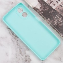 Силиконовый чехол Candy Full Camera для Oppo A78 4G – Бирюзовый