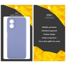 Силиконовый чехол Candy Full Camera для Oppo A78 4G – Голубой