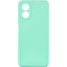 Силиконовый чехол Candy Full Camera для Oppo A78 4G – Зеленый