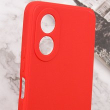 Силиконовый чехол Candy Full Camera для Oppo A78 4G – Красный