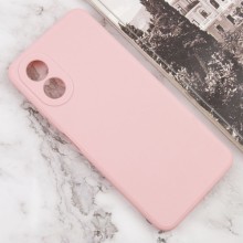 Силиконовый чехол Candy Full Camera для Oppo A78 4G – Розовый