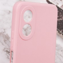 Силиконовый чехол Candy Full Camera для Oppo A78 4G – Розовый