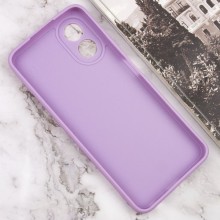 Силиконовый чехол Candy Full Camera для Oppo A78 4G – Сиреневый