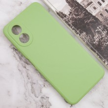 Силиконовый чехол Candy Full Camera для Oppo A78 4G – Фисташковый