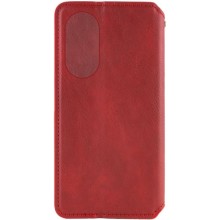 Кожаный чехол-книжка GETMAN Cubic (PU) для Oppo A78 4G – Красный