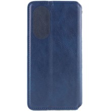 Кожаный чехол-книжка GETMAN Cubic (PU) для Oppo A78 4G – Синий