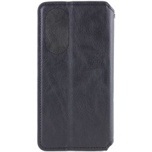 Кожаный чехол-книжка GETMAN Cubic (PU) для Oppo A78 4G – Черный