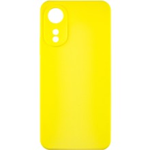 Чехол Silicone Cover Lakshmi Full Camera (AAA) для Oppo A78 4G – Желтый