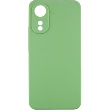 Чехол Silicone Cover Lakshmi Full Camera (AAA) для Oppo A78 4G – Мятный