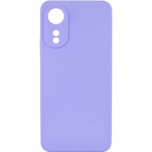Чехол Silicone Cover Lakshmi Full Camera (AAA) для Oppo A78 4G – Сиреневый