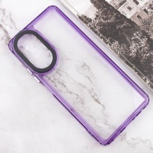 Чехол TPU+PC Colorside для Oppo A78 4G – Фиолетовый