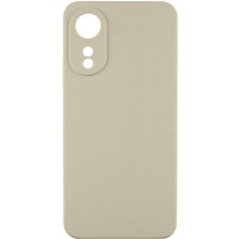 Чехол TPU GETMAN Liquid Silk Full Camera для Oppo A78 4G – Песочный