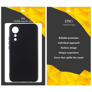 Чехол TPU Epik Black Full Camera для Oppo A78 4G – Черный