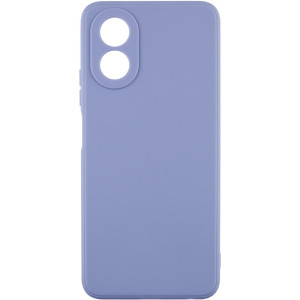 Силиконовый чехол Candy Full Camera для Oppo A78 4G (Голубой)