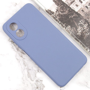 Силиконовый чехол Candy Full Camera для Oppo A78 4G – Голубой