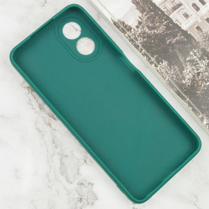 Силиконовый чехол Candy Full Camera для Oppo A78 4G (Зеленый)