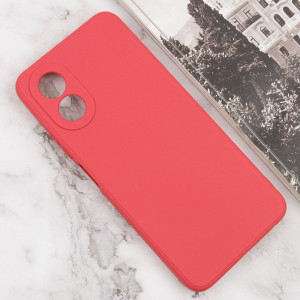 Силиконовый чехол Candy Full Camera для Oppo A78 4G – Красный