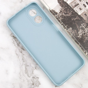 Силиконовый чехол Candy Full Camera для Oppo A78 4G – Серый
