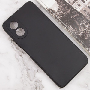 Силиконовый чехол Candy Full Camera для Oppo A78 4G – Черный